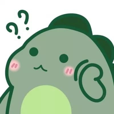 小恐龙头像可爱卡通 绿色 第2张