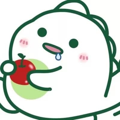 小恐龙头像可爱卡通 绿色 第4张