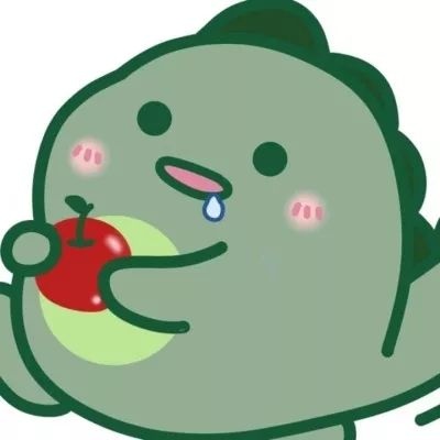小恐龙头像可爱卡通 绿色 第5张