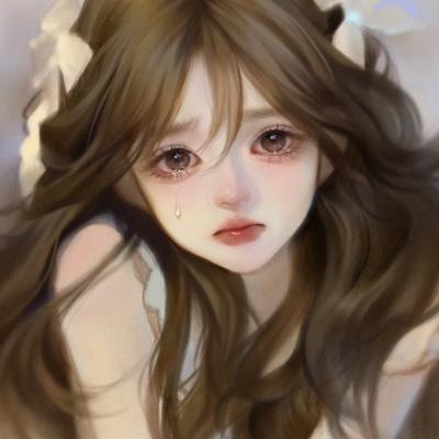 微信头像女生手绘唯美动漫 第8张