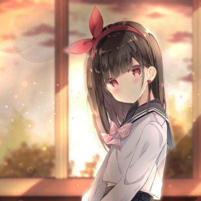 微信头像女生手绘唯美动漫 第11张