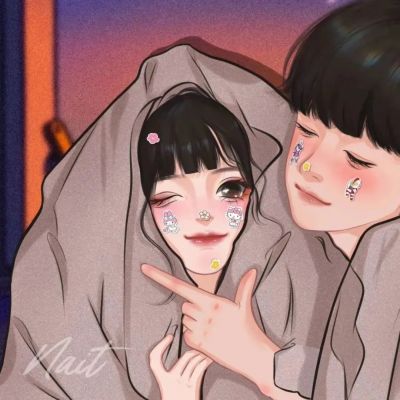 情侣头像一男一女动漫图片 第11张